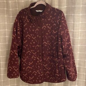 Sonoma Plum Teddy Shacket